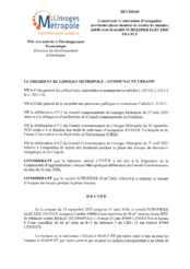 Décision concernant la convention d’occupation provisoire phase chantier de locaux du domaine public avec la société SCHNEIDER ELECTRIC FRANCE