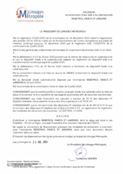 Décision de versement d'une aide à la Cybersécurité - REBEYROL PARCS ET JARDINS