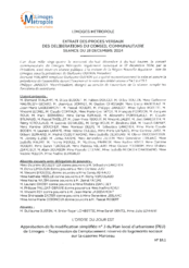 Approbation de la modification simplifiée n° 3 du Plan local d'urbanisme (PLU) de Limoges – Suppression de l’emplacement réservé de logements sociaux sur la caserne Marceau
