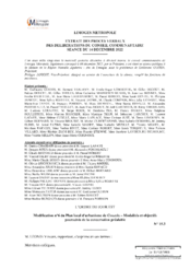 Modification n°6 du Plan local d'urbanisme de Couzeix – Modalités et objectifs poursuivis de la concertation préalable