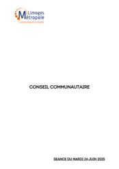 Conseil Communautaire du 24 juin 2025 - Ordre du jour