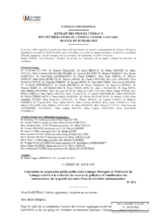 Convention de coopération public-public entre Limoges Métropole et l’Université de Limoges relative à la recherche des sources de pollution et l'amélioration des connaissances sur la qualité des cours d'eau du territoire communautaire