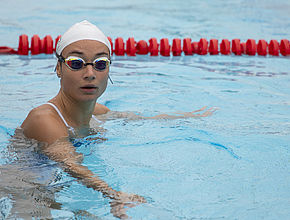 Entrainement à Limoges de l'équipe de France de Natation Paralympique pour les Jeux de Paris 2024 - Agrandir l'image (fenêtre modale)