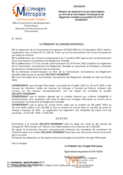 Décision de versement d’une indemnisation au titre de la Commission Consultative de Règlement Amiable à la société DELHAYE-MONSIGNY