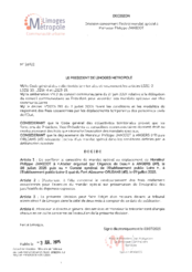 Décision concernant l'octroi mandat spécial à Monsieur Philippe JANICOT