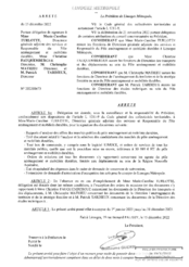 Arrêté portant délégation de signature à Mme Marie-Caroline TURLOTTE, Directrice générale adjointe des services et Responsable du Pôle aménagement et mobilités durables
