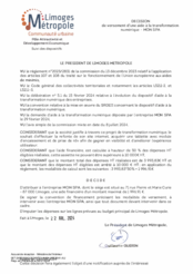 Décision de versement d'une aide à la transformation numérique - MON SPA