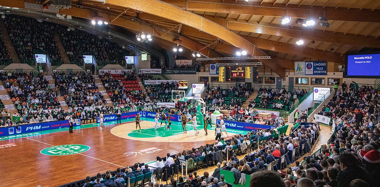 Match du CSP au Palais des Sports de Beaublanc à Limoges