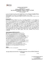 Stratégie d’innovation territoriale - Soutien au programme d’actions 2022 de l’Université de Limoges