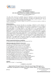 Approbation de la participation financière de Limoges Métropole à la réalisation de logements sociaux par Noalis à Rilhac-Rancon « Rue Eugène Leroy »