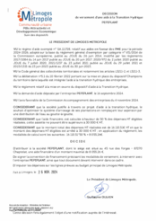 Décision de versement d’une aide à la Transition Hydrique - PEPIPLANT
