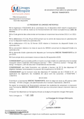 Décision de versement d une aide à la cybersécurité à l'entreprise BRICHE TRANSPORTS