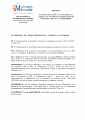 Décision concernant un avenant n°1 de prorogation par rapport à une convention d'occupation de locaux du domaine public avec la société IDLINE