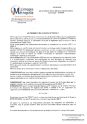 Décision de versement d’une aide à la transformation numérique - SODEFI