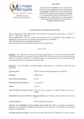 Décision concernant la réalisation d'un contrat de prêt au secteur public local Transformation écologique "Aqua Prêt" d'un montant de 2 800 000 € auprès de la CDC - station principale d'eau potable