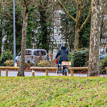 Nouvelle voie verte à Limoges le 16 janvier 2026 