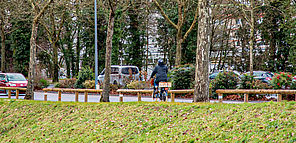 Nouvelle voie verte à Limoges le 16 janvier 2026 