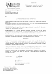 Décision concernant le prêt à usage sur la parcelle Sud du Pôle Maraichage à Verneuil sur Vienne
