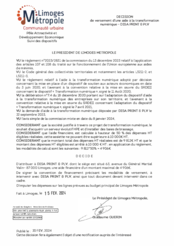 Décision de versement d'une aide à la transformation numérique - DISA PRINT AND PLV
