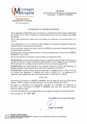 Décision concernant le versement d'une aide à la transformation numérique - LA BOITE A PAPIERS