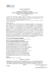 Modification n°10 du Plan local d’urbanisme d'Isle – Avis conforme favorable de l'autorité environnementale relatif à la décision de ne pas soumettre la procédure à évaluation environnementale 