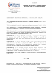 Décision concernant une convention d'occupation de locaux du domaine public avec la société TIMGROUP
