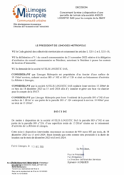 Décision concernant la mise à disposition d'une parcelle de terrain à la société AVELIS LOGISTIC SAS pour le compte de la SNCF