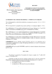 Décision concernant un avenant n°2 à la convention d'occupation de locaux du domaine public avec la société INSILIBIO
