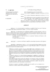Arrêté prescrivant la modification simplifiée N°8 du Plan Local d'Urbanisme de la commune de Feytiat