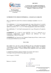 Décision concernant une convention d'occupation de locaux du domaine public avec l'association des Dirigeants Commerciaux de France