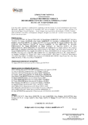 Budget centre de recyclage - décision modificative n°3