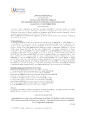 Approbation du projet de modification simplifiée n°8 du Plan local d’urbanisme (PLU) de la commune du Palais-sur-Vienne – Correction d’une erreur matérielle sur le règlement graphique
