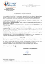 Décision de versement d une aide à la transformation numérique à l'entreprise MALIC YEUX