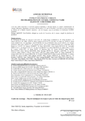 Centre de recyclage - Prix de traitement à la tonne et prix de vente du compost pour 2023