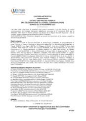 Communication concernant le rapport annuel 2022 de la Commission intercommunale pour l'accessibilité