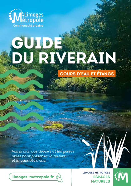 Guide du riverain - Cours d'eau et étangs 2026 - Limoges Métropole 