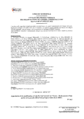 Approbation de la modification n°1 du PLU de Verneuil sur Vienne – Reclassement d’une partie de la parcelle ZM n°644 en Espace boisé classé (EBC)