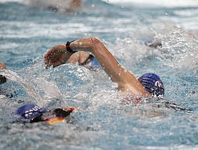 3e édition du Triathlon Limoges Métropole, natation - Agrandir l'image (fenêtre modale)