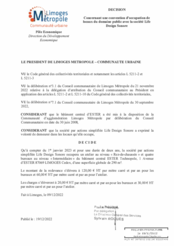 Décision concernant une convention d'occupation de locaux du domaine public avec la société Life Design Sonore