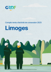 Compte-rendu d'activité de concession 2025 - Limoges - GRDF
