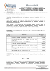 Décision n°2 concernant un avenant n°2 au marché de maintenance, acquisition de modules complémentaires et assistance technique et fonctionnelle pour l'application SEDIT MARIANNE 