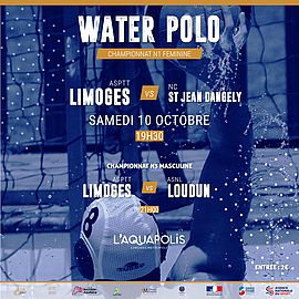 Match Waterpolo Limoges 10 octobre 2026 - Agrandir l'image (fenêtre modale)