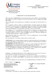 Décision de versement d'une aide à la transformation numérique - ARG DETECT