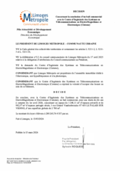 Décision concernant la conclusion d'un bail commercial avec le Centre d'ingénierie des systèmes en télécommunication en électromagnétisme et électronique (CISTEME)