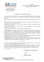 Décision de versement d'une aide à la transformation numérique - CDO BATIMENT