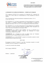 Décision concernant un avenant n°3 de prorogation par rapport à une convention d'occupation de locaux du domaine public avec la société SANODEV