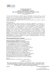 Nouveau programme national de renouvellement urbain - Lancement d'une concertation publique complémentaire du projet de renouvellement urbain de Beaubreuil - secteur Fabre d’Eglantine Sud