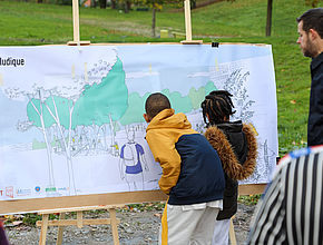 Promenade dessinée Portes Ferrées Limoges Métropole - Agrandir l'image (fenêtre modale)