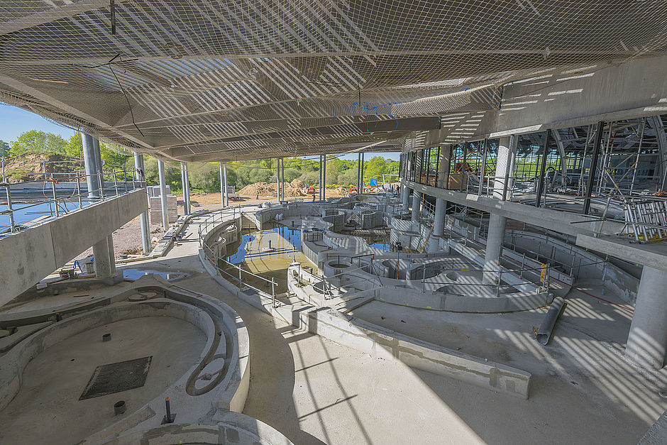 Construction du bassin ludique de L'Aquapolis 2014 - Agrandir l'image (fenêtre modale)