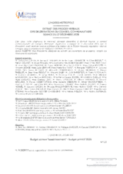 Budget annexe "assainissement" - budget primitif 2026